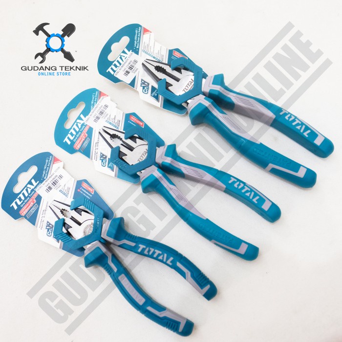 Tang kombinasi 16Cm - 20Cm 6 Inch 7 Inch 8 Inch TOTAL / Combination Pliers Tang Kombinasi 6&quot; THT210606 7&quot; THT210706 8&quot; THT210806 TOTAL