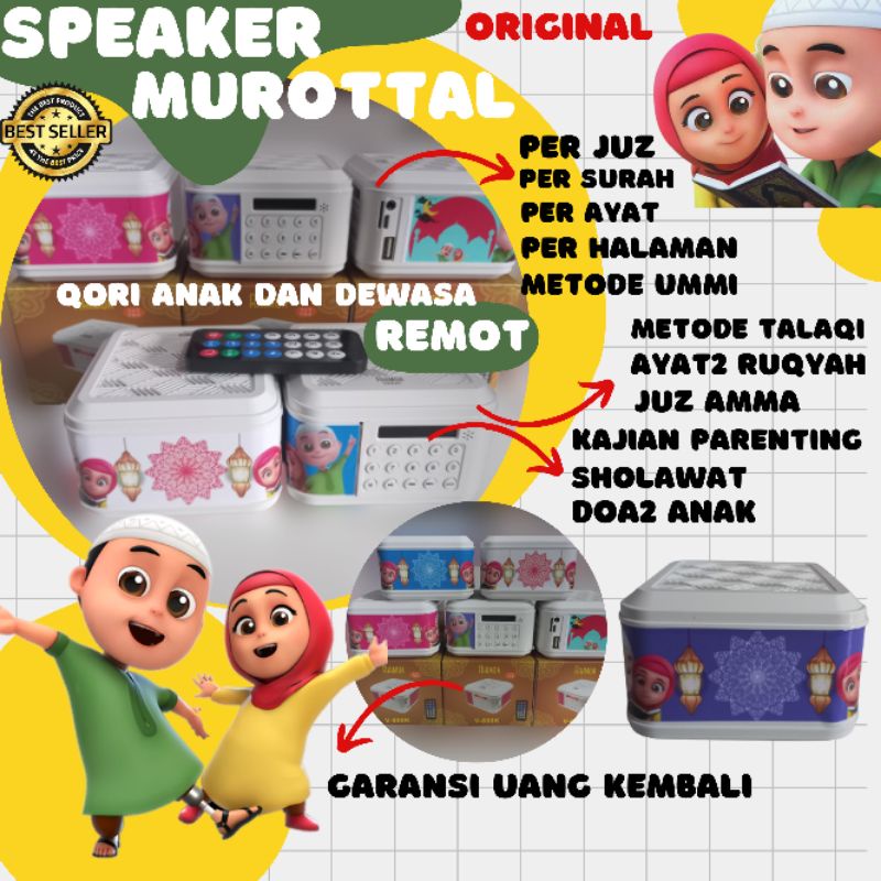 Speaker Murottal Al Quran 30 juz Advance TP 600 Bluetooth Portable | Speaker Murottal Quran 30 juz