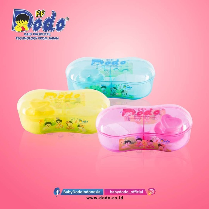 Dodo Pot Bedak 2in1 Peanut / Tempat Bedak Bayi / Tempat Bedak Dodo