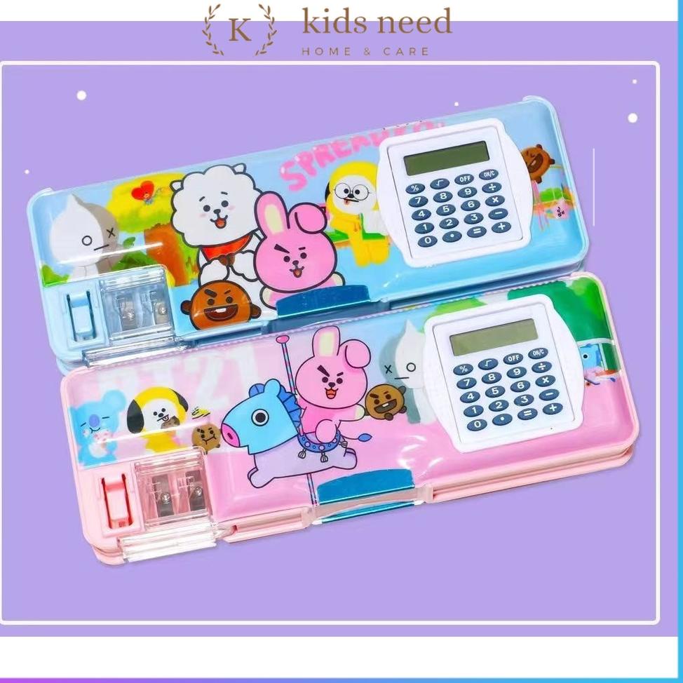 

[K-U2U] ☛] Kotak Pensil Magnet Kalkulator / Tempat Pensil Karakter Calculator/Pensil Box Lucu-langsung kirim