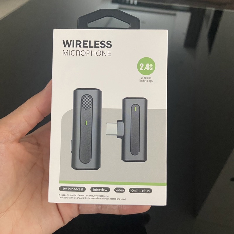 clip on microphone wireless android usb type c dua mic - M9 K2