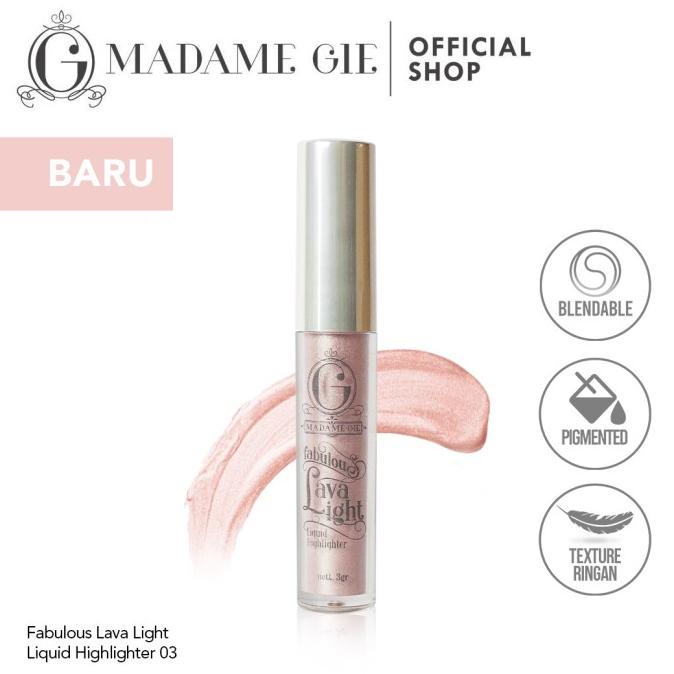 Madame Gie Fabulous Lava Light Liquid Highlighter - Makeup Highlighter