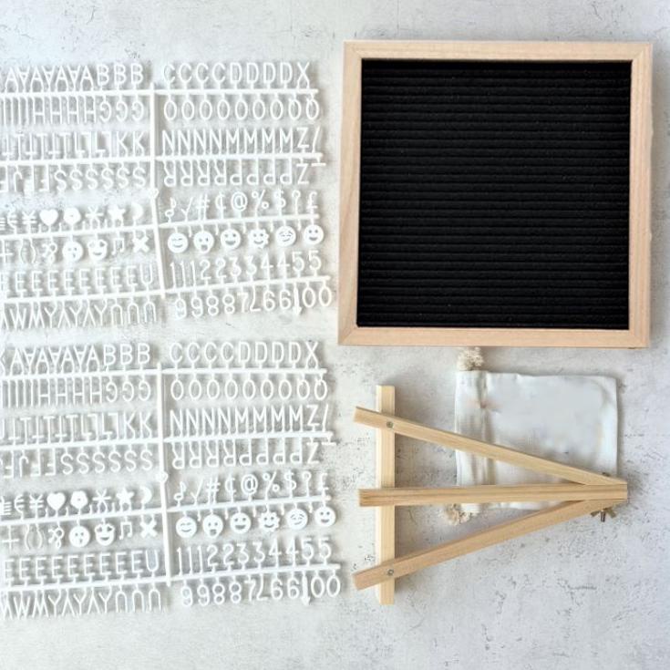 

(N-5.E☎) Papan Nama Bayi / Felt Letter Board Set / Papan Huruf Letter Board / Letter Board / Sudah Termasuk Huruf / Papan Nama Huruf trending