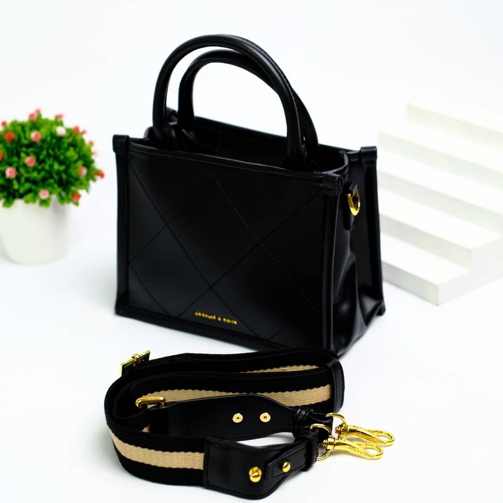 [7.7 Boombastis Sale⚡] - TAS SELEMPANG WANITA BRANDED CK SQUARE SLING BAG CK957 PREMIUM IMPORT