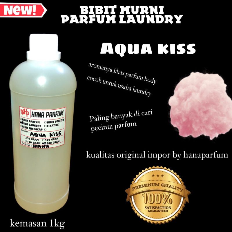 Bibit Murni Parfum Laundry AquaKiss, SakuraBlack, VictoriaBombsel 100gram original premium super by hanaparfum