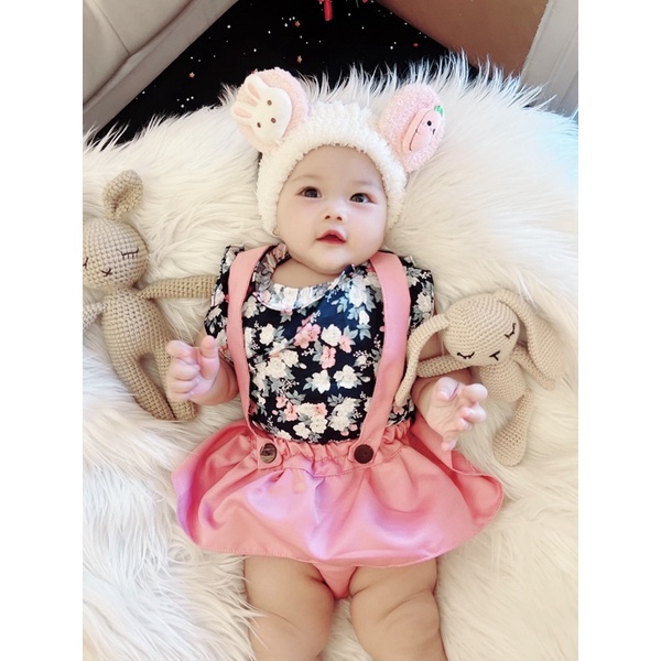 Setelan anak perempuan baju anak perempuan 3- 12 bulan setelan bayi perempuan baju bayi perempuan baby set AYLEEN leena skirt set