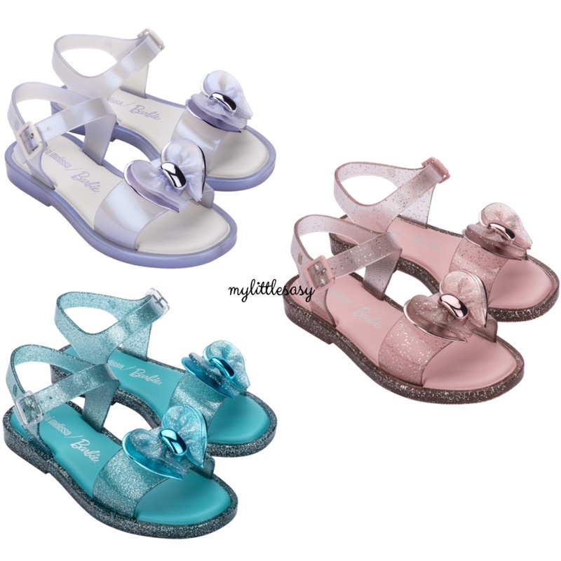 Mini Melissa Mar Sandal + Barbie Inf