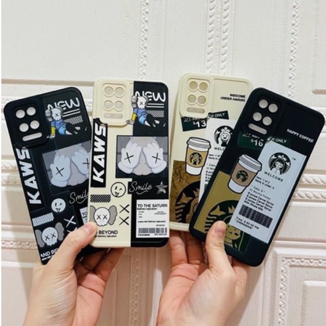 SOFTCASE PRO CAMERA OPPO A15 A15S A16 A36 A76 A96 A77S A57 A54 A55 A74 A95 4G 5G MOTIF KAWS &amp; STARBUCKS COFFEE CUP