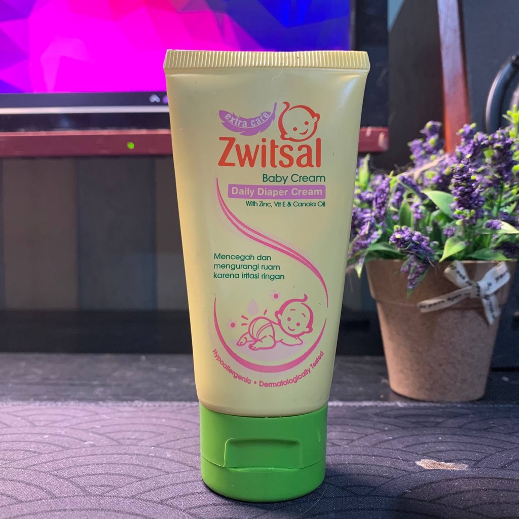 Jual Zwitsal Baby Cream Extra Care Zinc Daily Diaper 50 ml Shopee