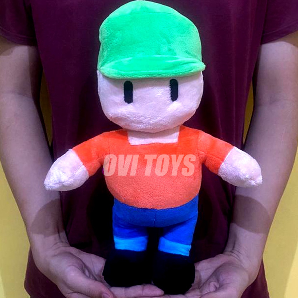 Boneka Stumble Guys Bahan Yelvo Tinggi 40cm Berlabel SNI