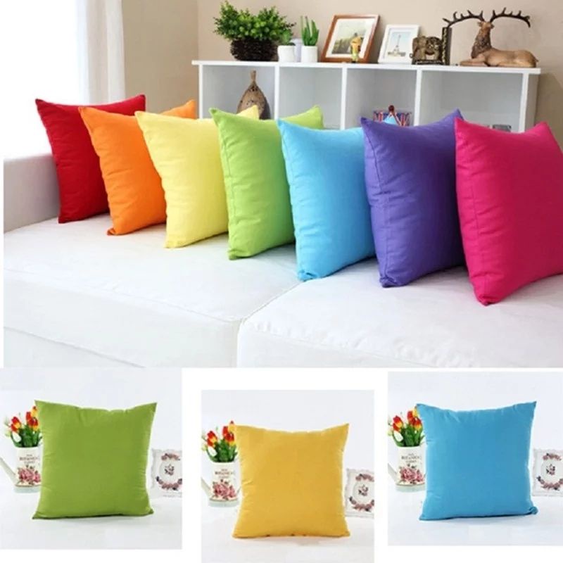 Sarung BANTAL SOFA 40 x 40  polos / Cover Bantal Sofa Elastis