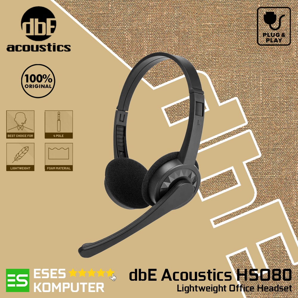 Headset dbE Acoustics HSO80 | Lightweight Office Headset