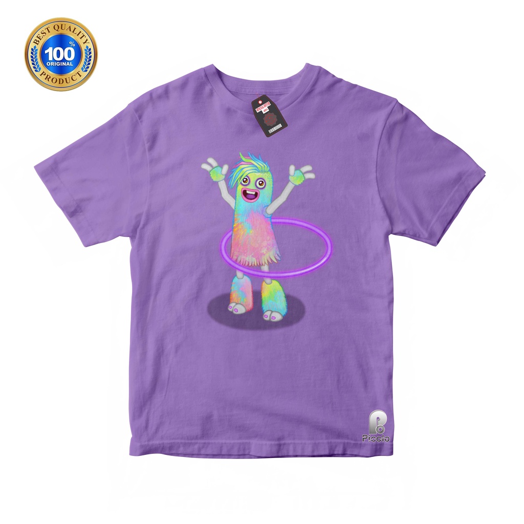 BAJU ANAK KAOS ATASAN ANAK MOTIF KARAKTER MY SINGING MONSTER UNISEX Bahan COTTUN (FREE NAMA)