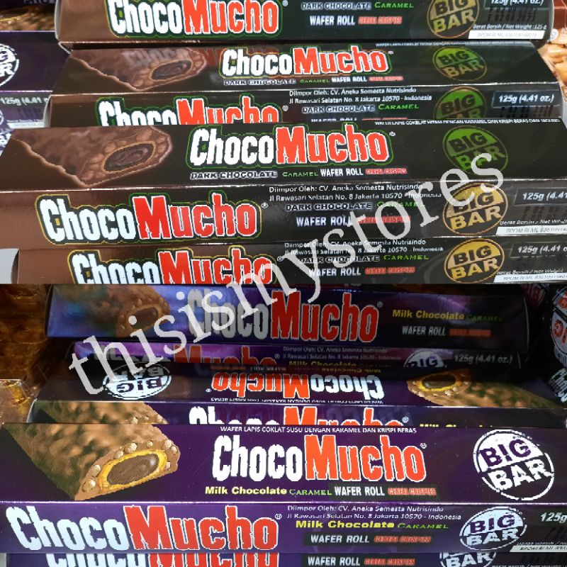 

choco mucho wafer roll cereal crispies big bar