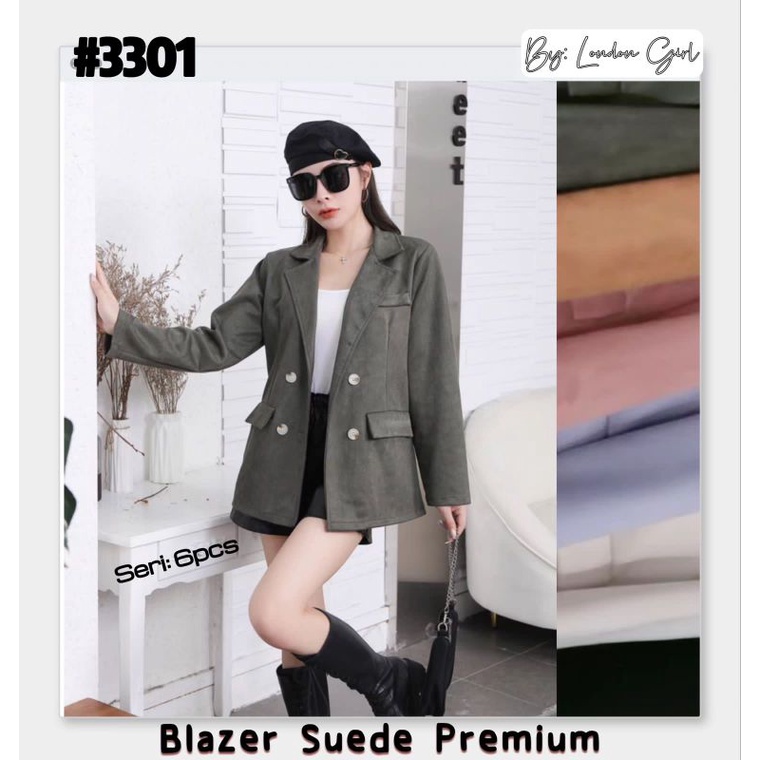 BLAZER SUEDE PREMIUM IMPORT 3301