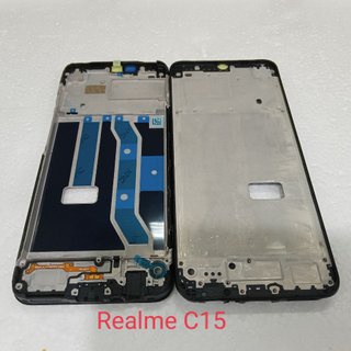 FRAME LCD / DUDUKAN LCD / TULANG TENGAH REALME C11 C15 ORI