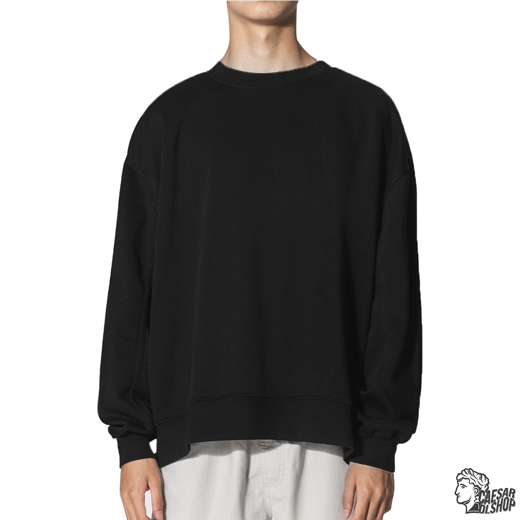 Caesar Olshop - Crewneck Unisex - Obsidian Black