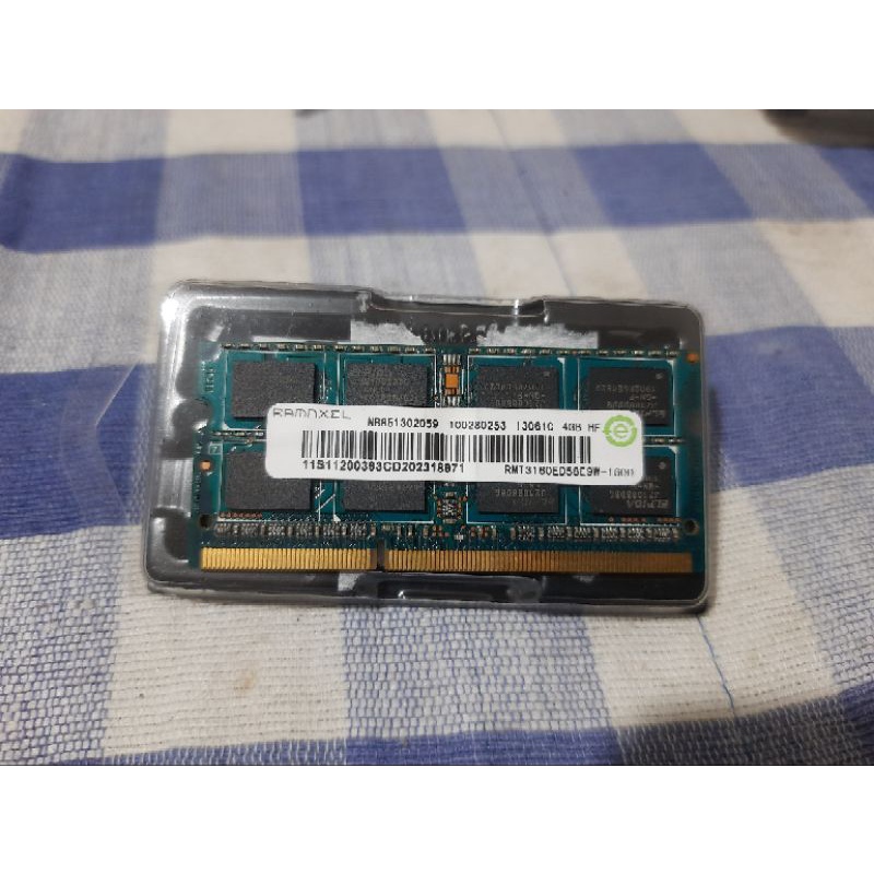 RAM (Bekas) DDR3 4GB PC1600 RAMAXEL