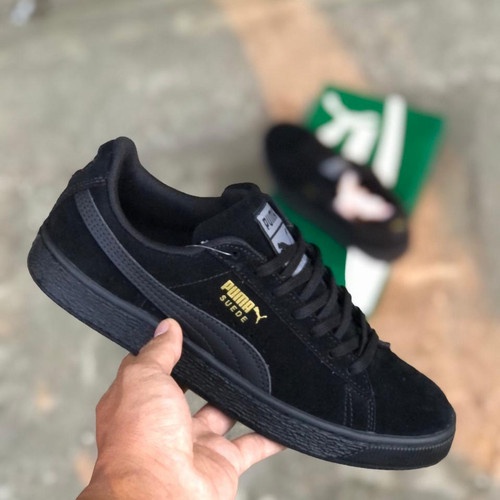 SEPATU SNEAKERS PUM4 SUEDE IMPORT VIETNAM NAVY BIRU SNEAKERS CASUAL KERJA KULIAH HITAM SEKOLAH TRANING OSPEK MURAH KADO HADIAH