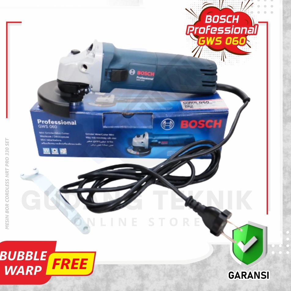 Booming Mesin Gerinda BOSCH GWS 060 / Gerinda Tangan 4" Bosch GWS060