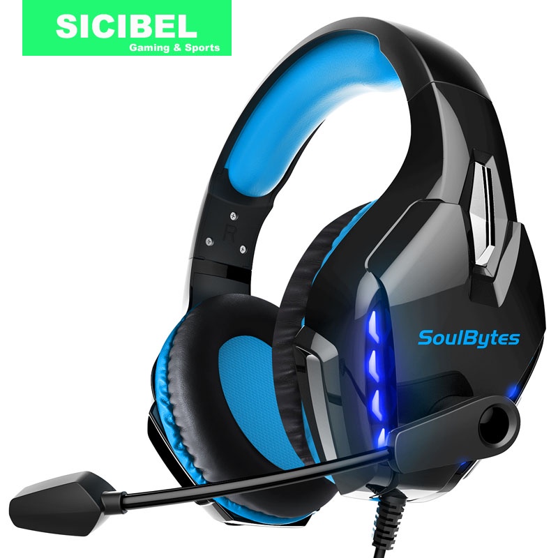 Sicibel S11 Headset Gaming Deep Bass Stereo Noise Canceling Untuk PS4 PS5 Xbox One Switch PC