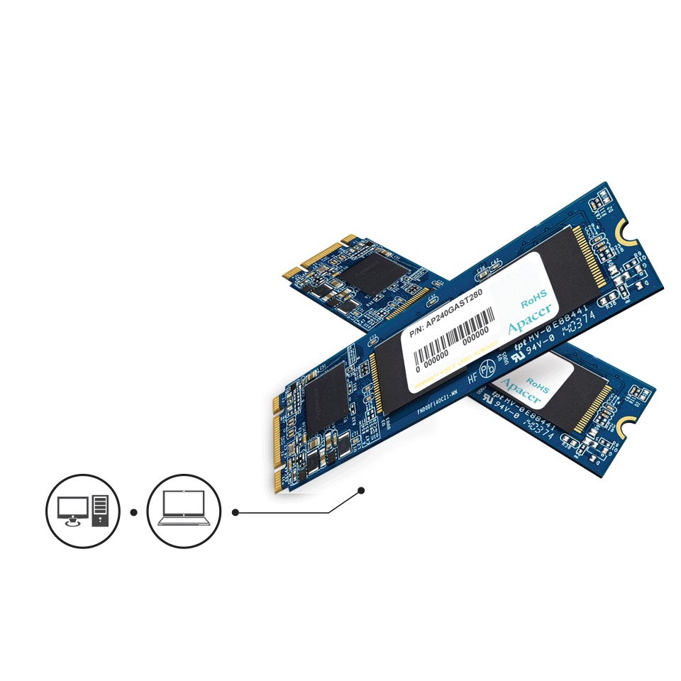 SSD APACER AST280 240GB M.2 SATA- APACER 240GB AST280 (AP240GAST280-1)