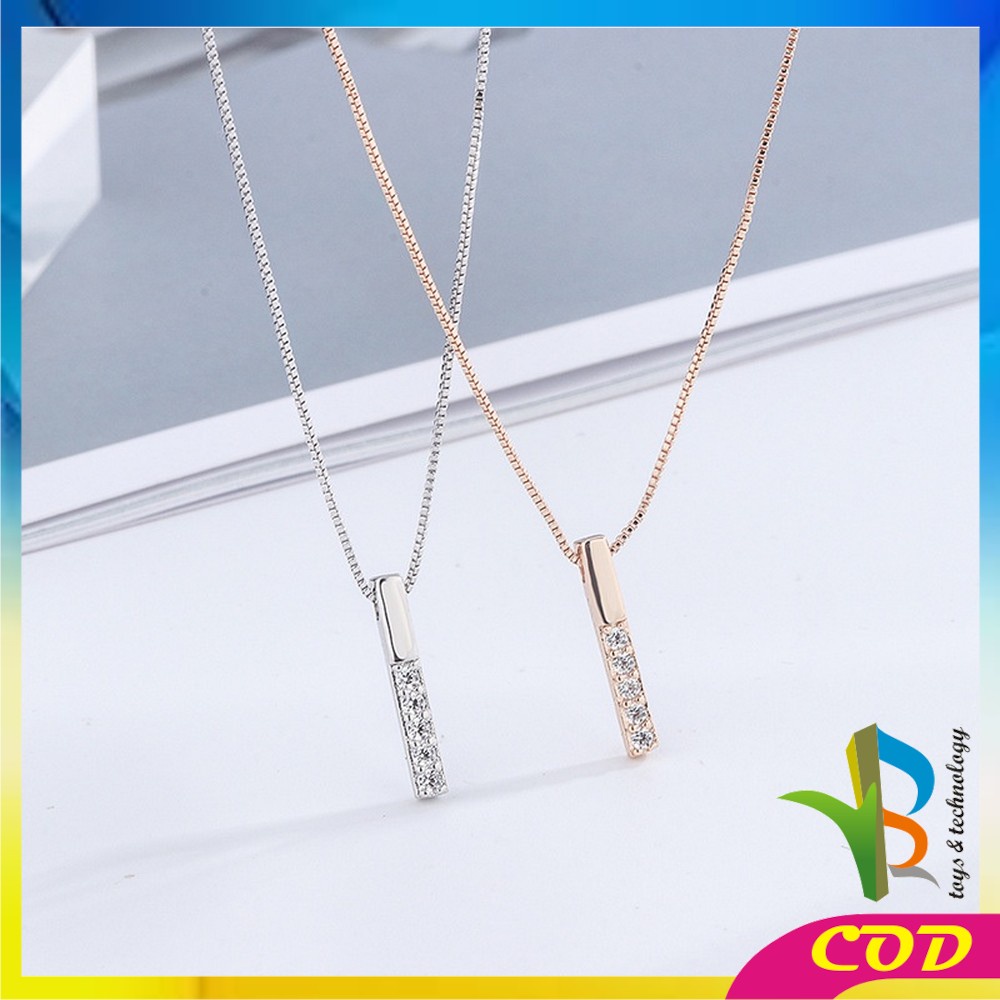 RB-K60 Kalung Bandul Mutiara Korea Style Perhiasan Kalung Titanium Gaya Korea Kalung Berlian Anti Karat Gift Aksesoris Wanita