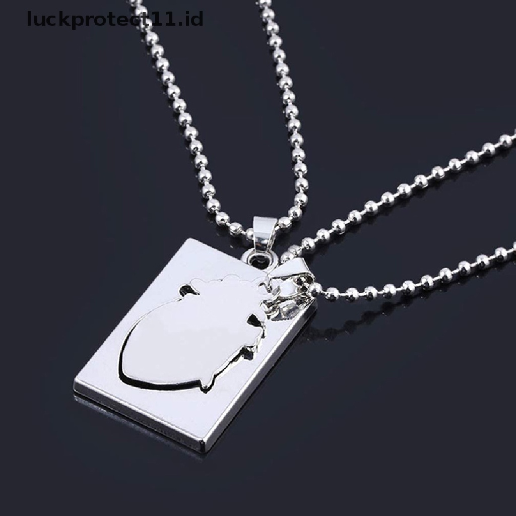 /Fashion Hot// Fashion// 2pcs/set Fashion Puzzle Pasangan Anatomi Jantung Kalung Liontin Valen Hadiah.