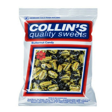 

PERMEN KACANG COLLINS BUTTER NUT / ISI 50 BUTIR