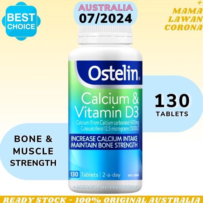 OSTELIN Calcium &amp; Vitamin D3 130 / 250 / 300 Tablets D Ostelin Calcium