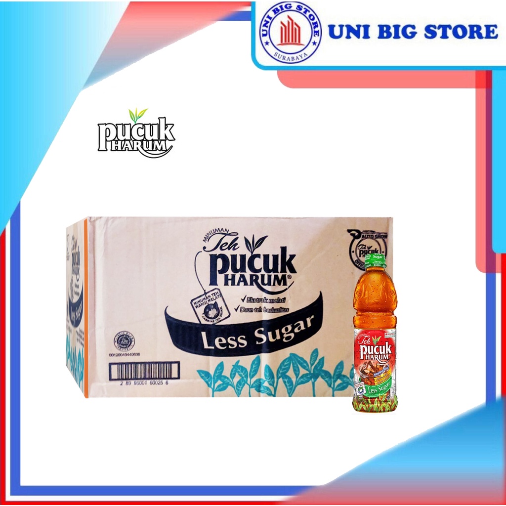 

Teh Pucuk Harum Less Sugar Botol 350 ml 24 Pcs DUS