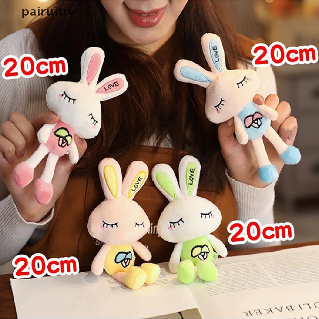 Prt 1Pc Lovely Rabbit Stuffed Plush Animal Bunny Mainan Untuk Bayi Perempuan Anak Hadiah Boneka PRT