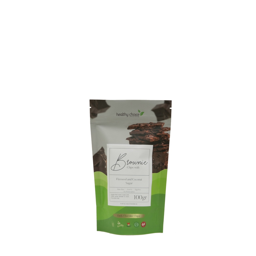 

Healthy Choice Dark Choco Brownie Chips 100gr