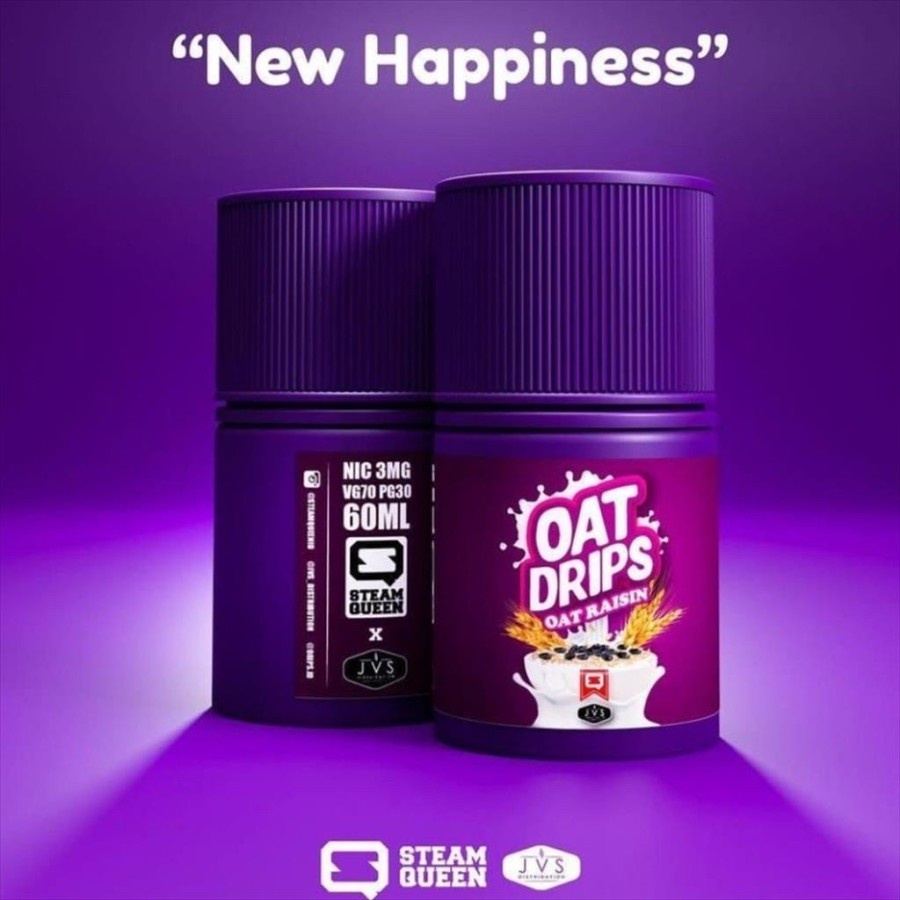 Jual LIQUIDS FREEBASE OAT DRIPS OATDRIPS OAT RAISIN 60ML BY STEAM QUEEN ...