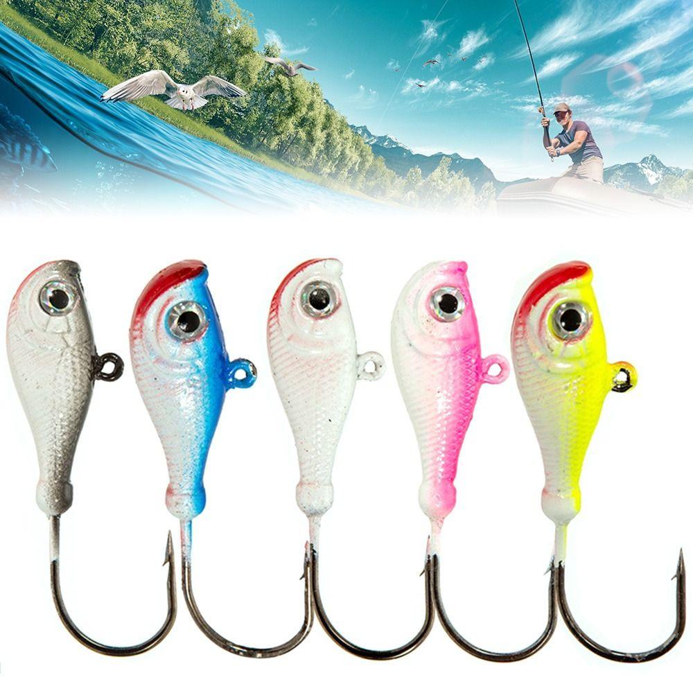 Top VIB Umpan Pancing 28g/60mm Bass Tackle 5warna lead head