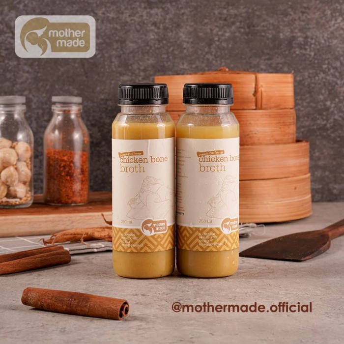 

Organic Free-Range CHICKEN Bone Broth - Kaldu Ayam Organik - (2x250ml)