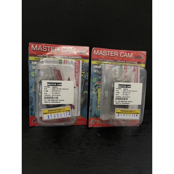 SUPER MASTER CAM AEROX / AEROX NEW - NOKEN AS AEROX / AEROX NEW - CAMSHAFT AEROX / AEROX NEW