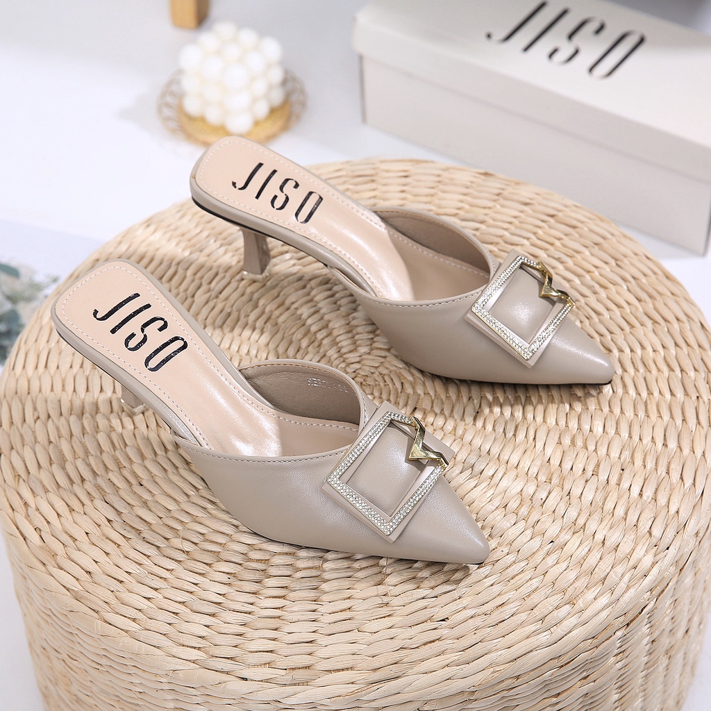 JISO RYONA KERINA-58 Sandal Pesta Wanita Heels 7cm Import