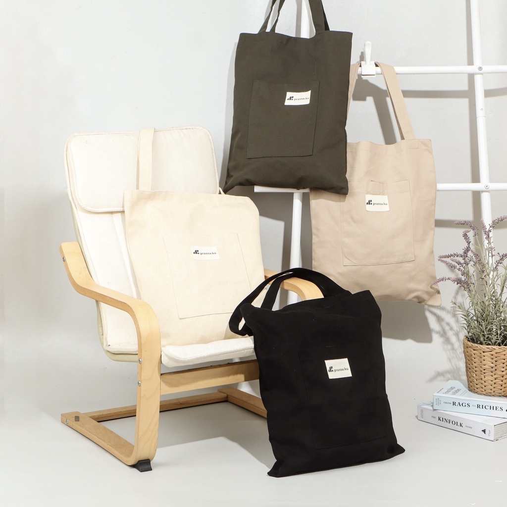 Prassa.ku | Totebag Simply Canvas.ku - Tas Tote | Tote bag Kanvas