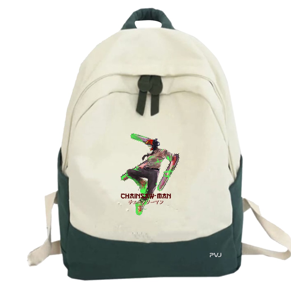 PVJ - Tas Ransel Anak Sekolah Anime Chainsaw Man Denji Ancient Devil