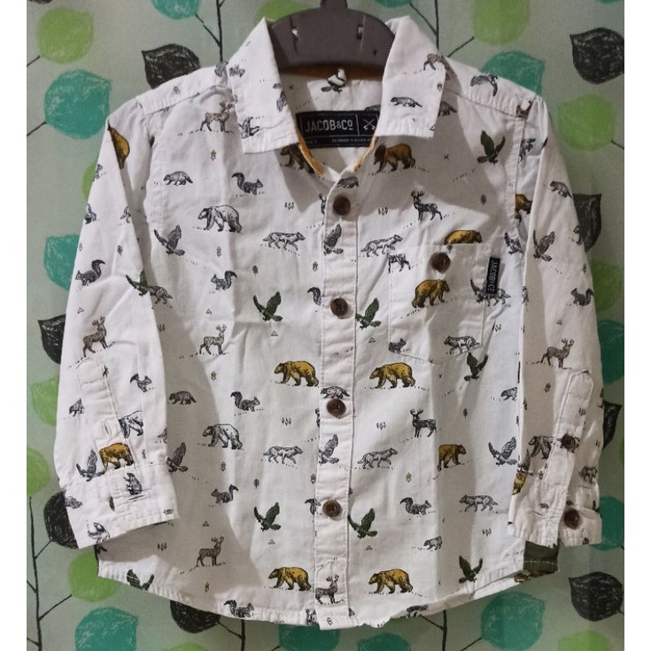 Preloved Kemeja Anak Lengan panjang Jacob&Co