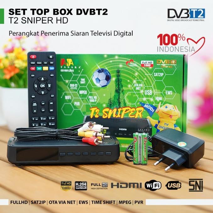 Set top box DVB T2 METAL TV digital Tanaka Terrestrial