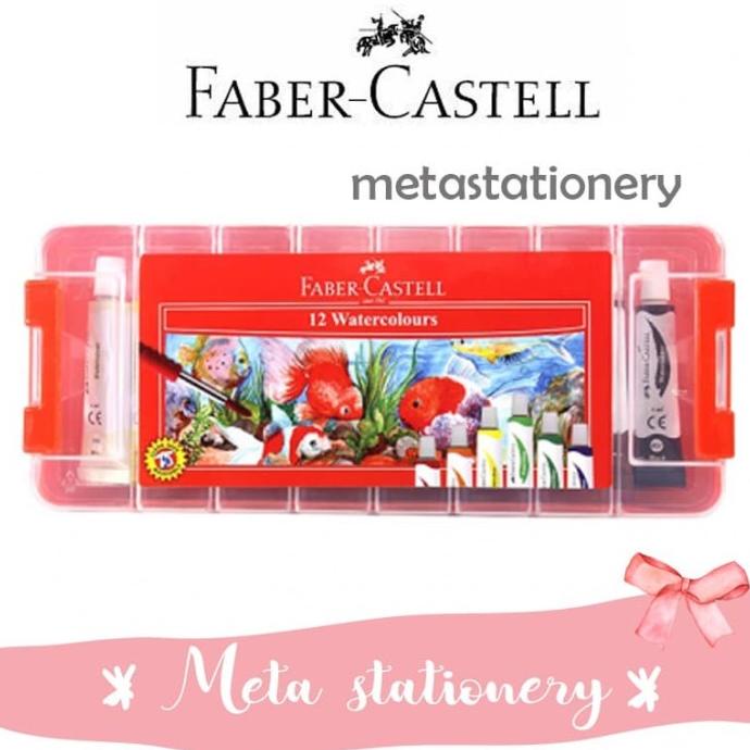 

TERBAIK CAT AIR WATERCOLOS FABER CASTELL 12WARNA MIKA (121004P) STOK TERBATAS