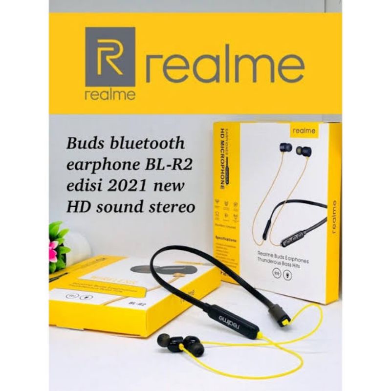 hf headset bluetooth realme BL-R2 edisi 2022