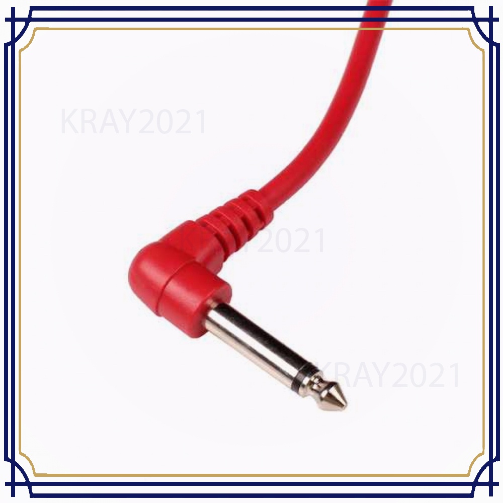 Kabel Gitar L Angle Untuk Pedal Efek Gitar 6 PCS -CV128