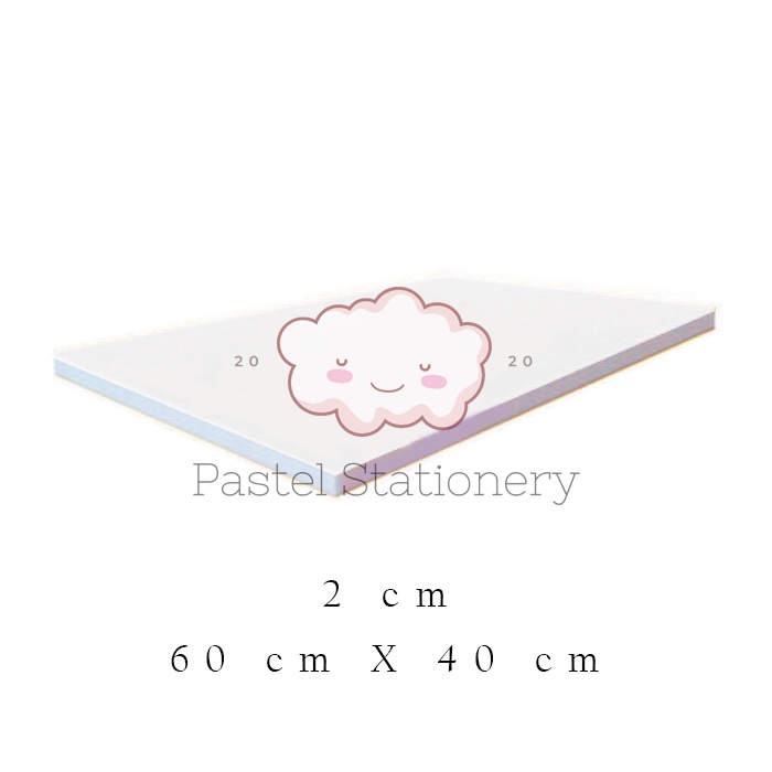 

Sterofoam Styrofoam 2 cm - Gabus Busa Lembaran Putih Polos 2cm