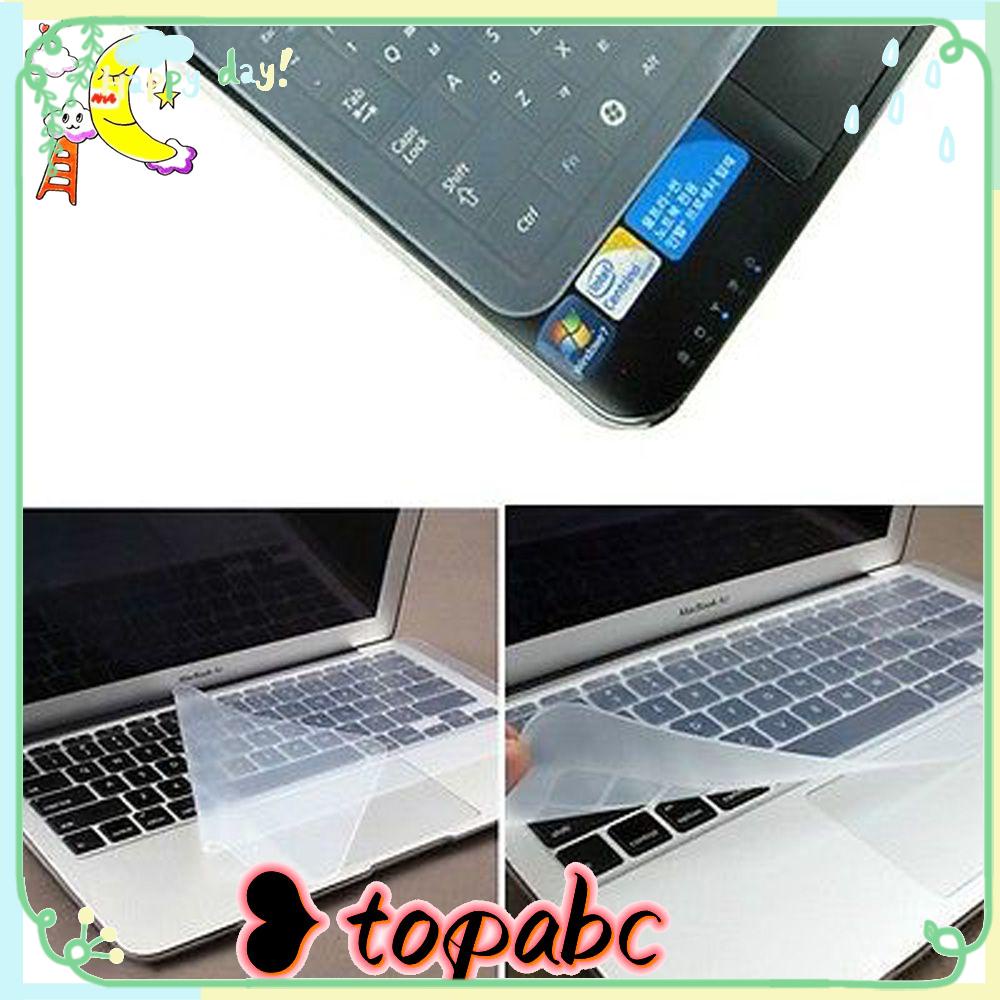 Top Pelindung Keyboard 14-inch Berguna Transparan Bisa Dicuci Silikon
