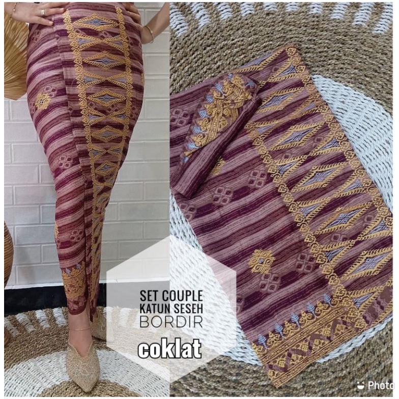 Kamen Set Couple Bordir Seseh