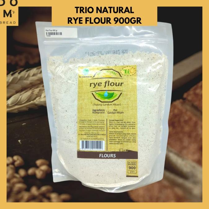 

BAYAR DITEMPAT Tepung Rye Trio Natural (Wholemeal Rye Flour) 900 GR /TEPUNG PANIR/TEPUNG TERIGU/TEPUNG ROTI/TEPUNG KETAN HITAM/TEPUNG MAIZENA