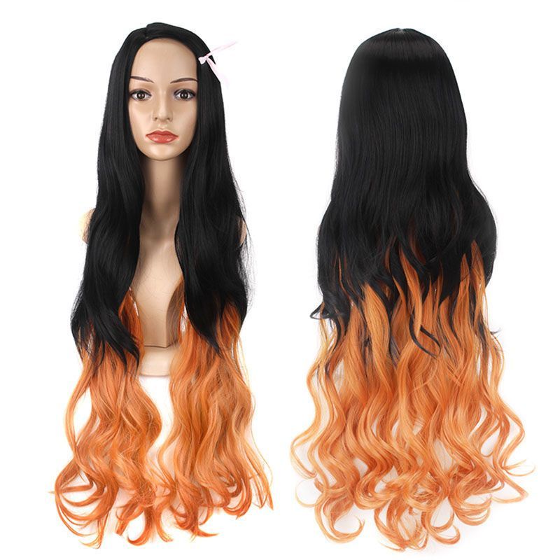 [MikanHiro Store] Wig Nezuko kamado Demon Slayer Cosplay Costume